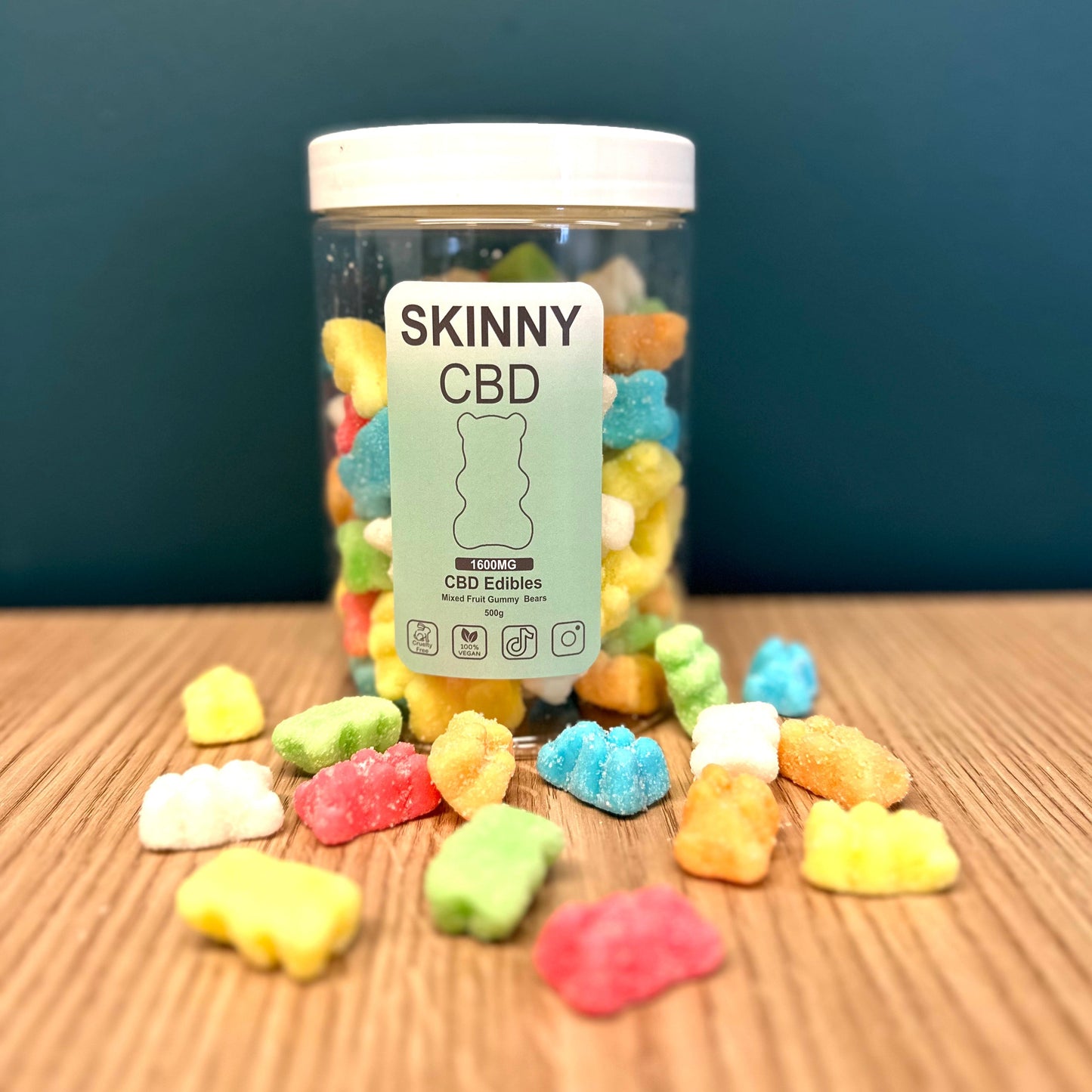 Skinny CBD Gummies Bears (Large Jar)