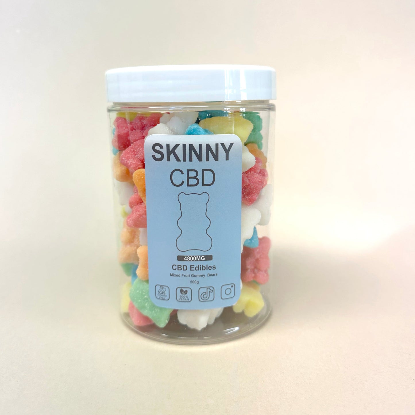 Skinny CBD Gummies Bears (Large Jar)