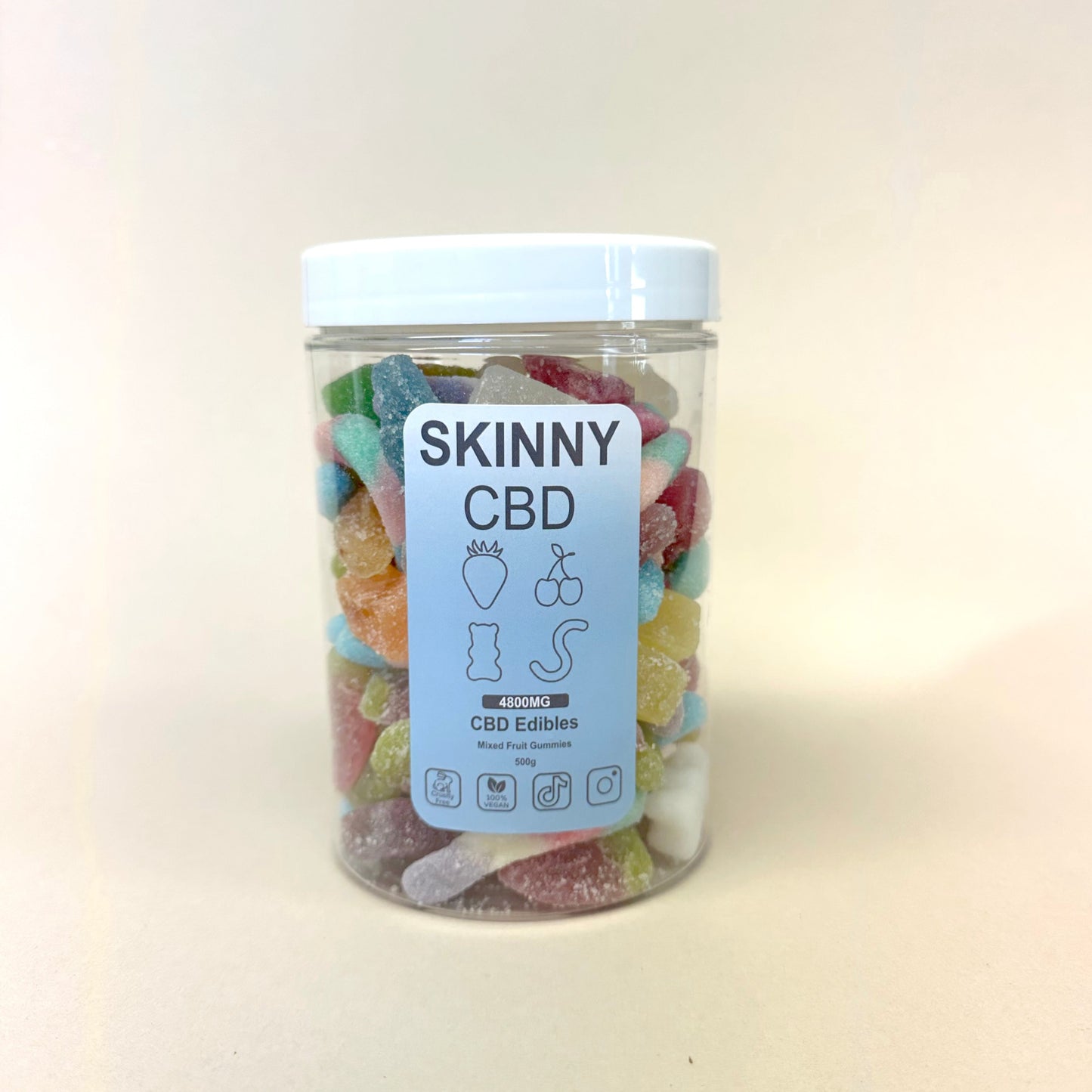 Skinny CBD Mixed Gummies (Large Jar)